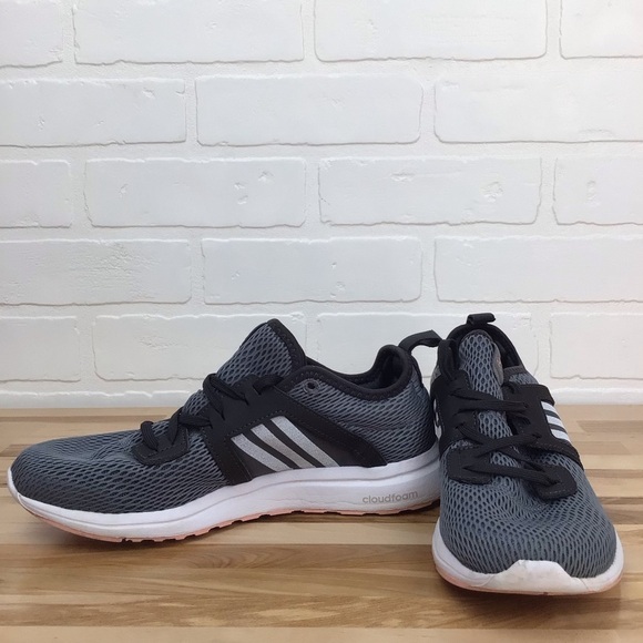Adidas ortholite cloudfoam running shoes blue black grey pink lightweight size 7 - Picture 7 of 15